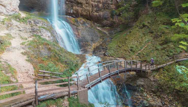 cascata lascerà a bocca aperta